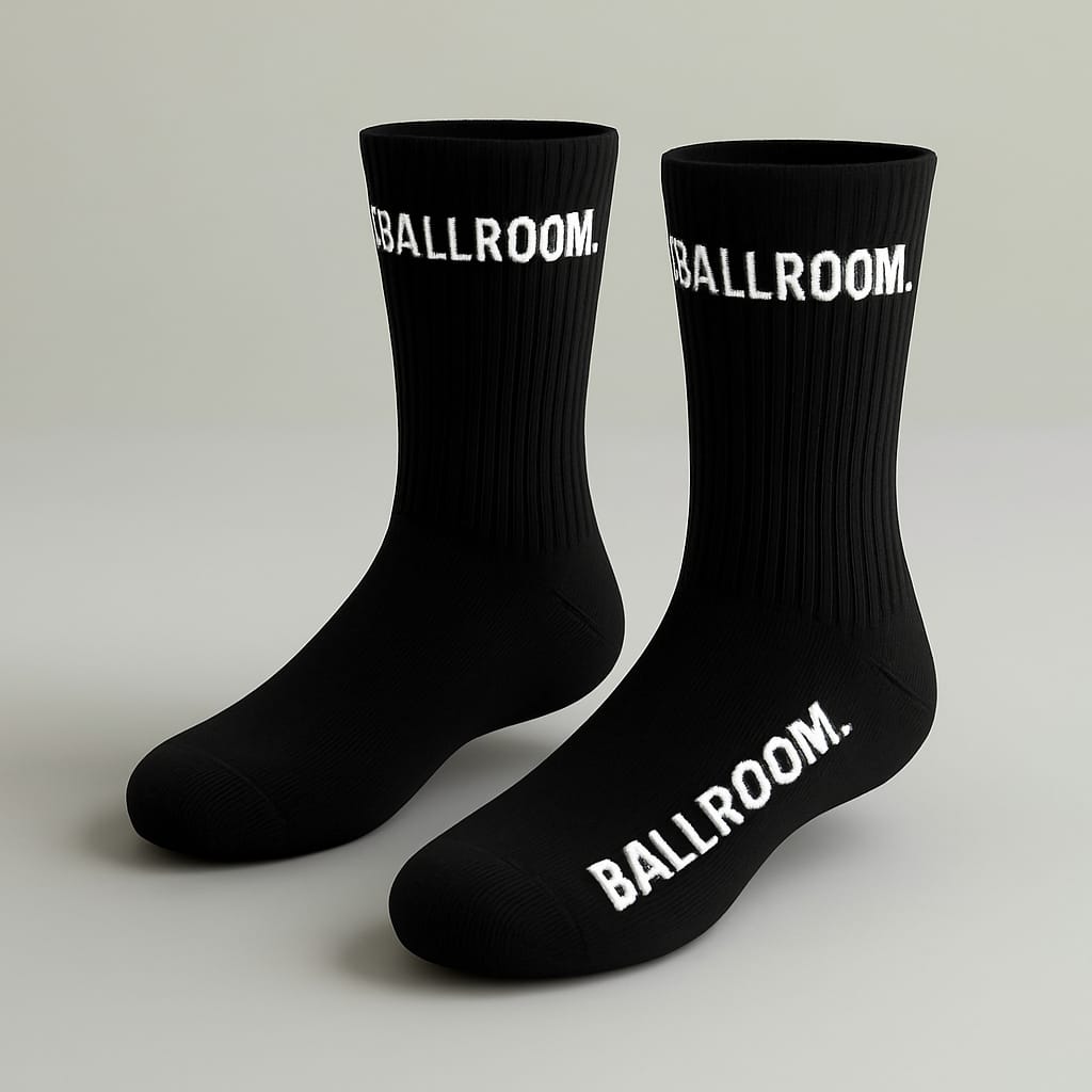 Ballroom Socks (Black)